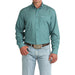 Men's Teal Arena Flex Long Sleeve Shirt