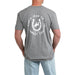 Men's Grey Horseshoe Cowboy Country Tee Shirt