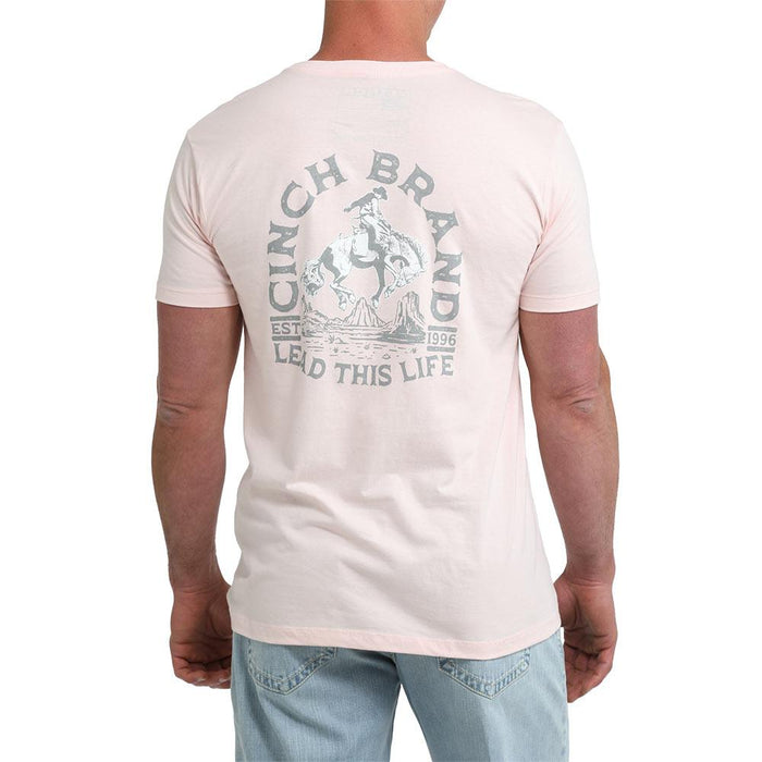 Men's Pink Lead This Life Tee Shirt