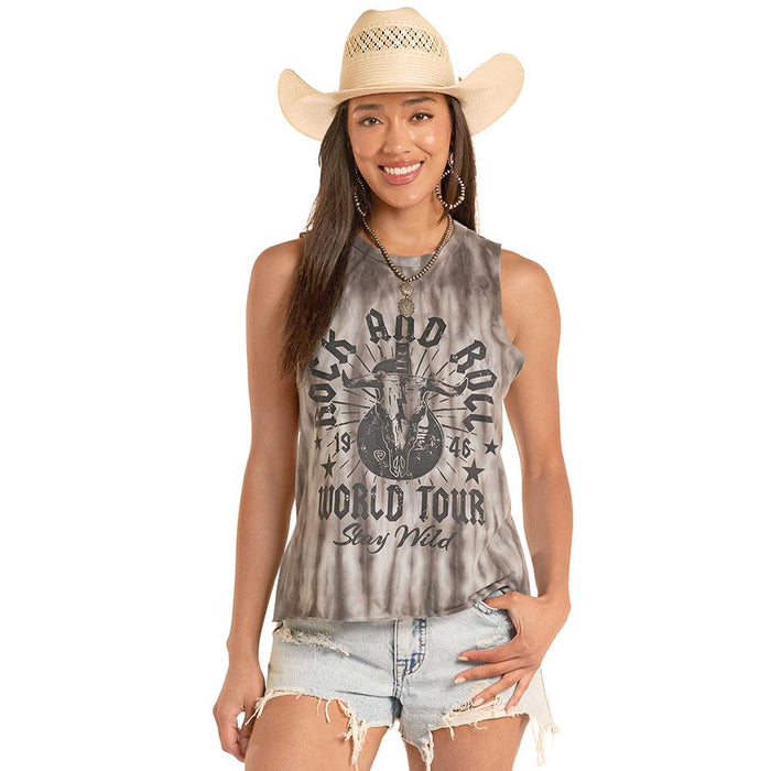 Women's Charcoal World Tour Tank Top