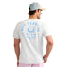 Men's White Fishing Short Sleeve Tee Shirt
