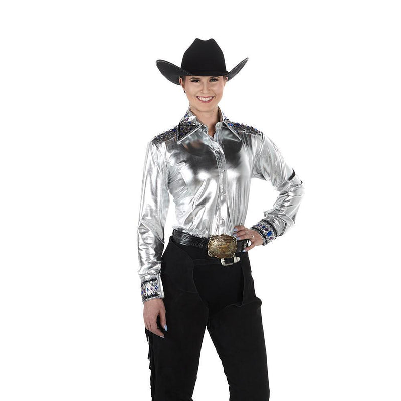 Women's Chrome Charisma Metallic Show Blouse