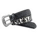 Women's Black & White Cow Print Belt