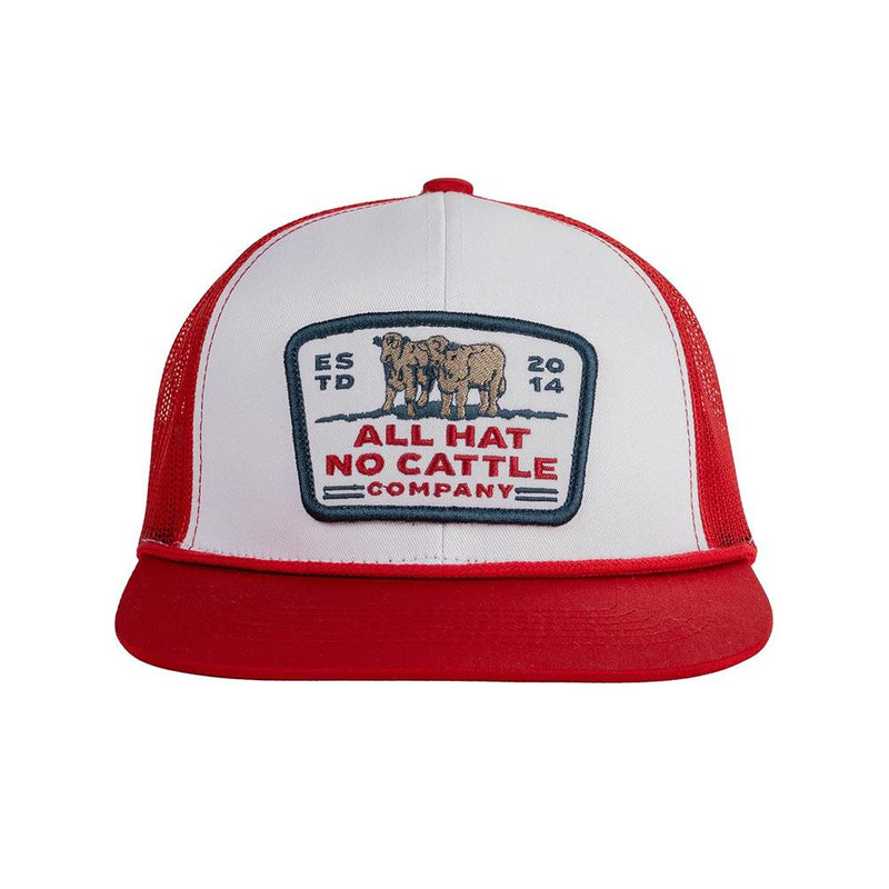 Men's Red All Hat No Cattle Cap