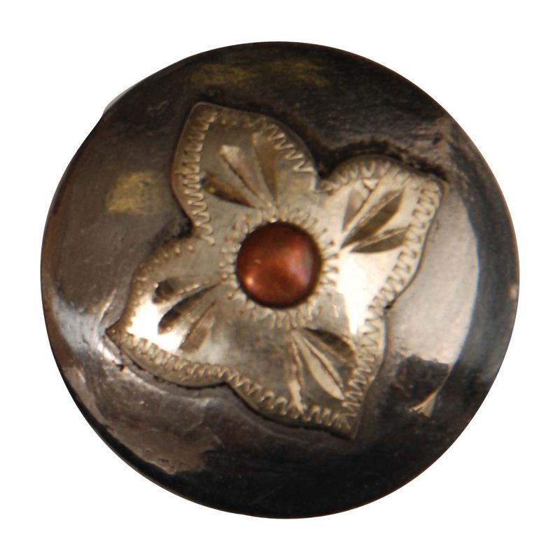 1in Floral Engraved Concho