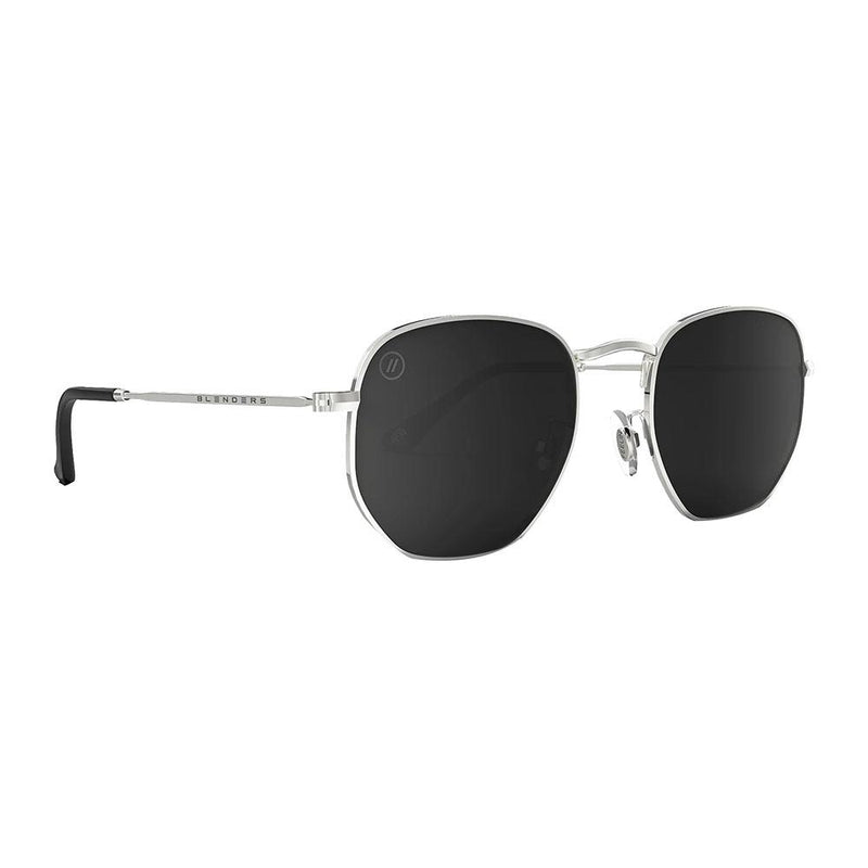 Black & Silver Sterling J Hexagram Sunglasses