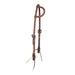 Premium Single Ear Headstall with Floral Heel Buckles