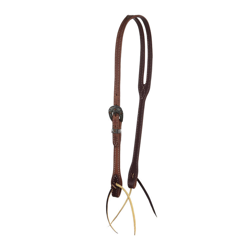 Premium Slot Ear Headstall with Floral Heel Buckle