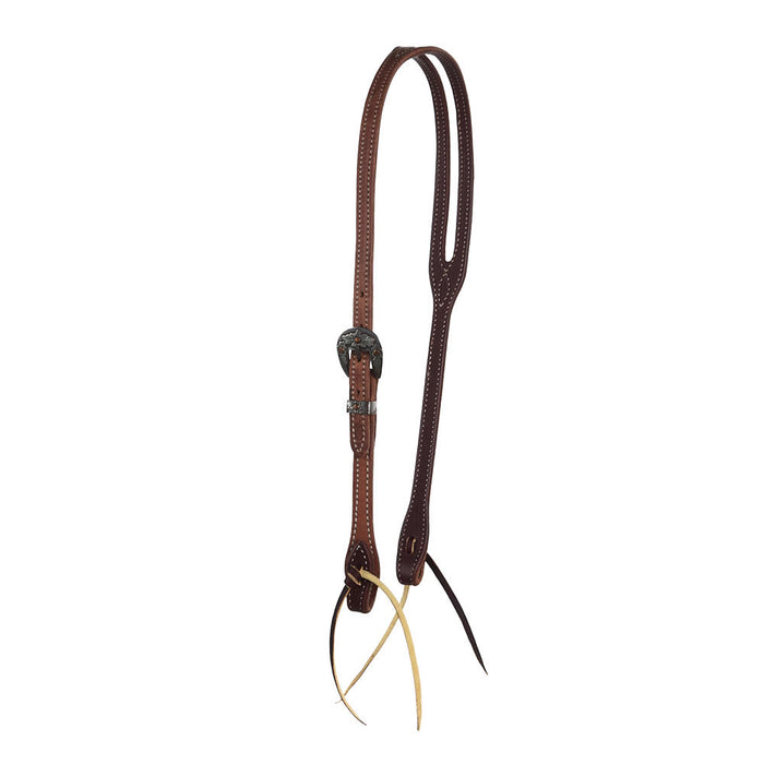Premium Slot Ear Headstall with Floral Heel Buckle