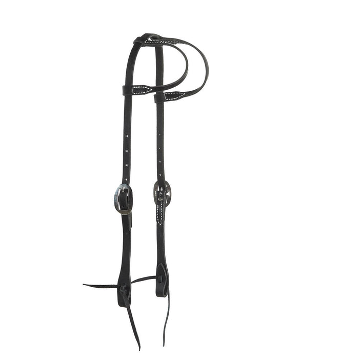 Black Double Ear Headstall