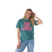 Emerald Jesus Loves Cowboys Tee Shirt