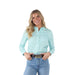 Women’s Blue Stripe Long Sleeve Shirt