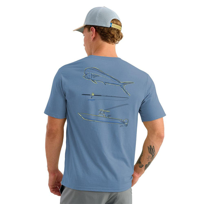 Men's Stormy Blue KC Tools Tee Shirt