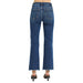 Women's Dark Tummy Control Crop Straight Jeans