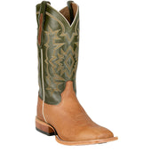 Men's Samuel Heritage Tan Cowhide Vamp 13in Midnight Green Cowhide Top