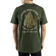 Men's Army Green Sendero Head Tee Shirt