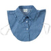 Denim Ruffle Collar