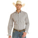 Men's Taupe Pickstitch Shirt