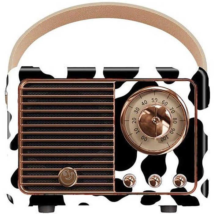 Cow Print Vintage Speaker