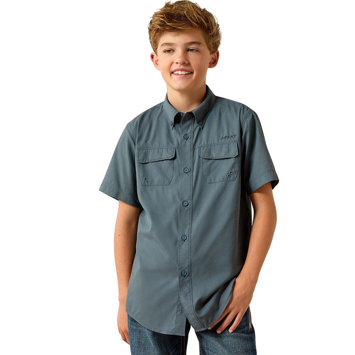 Boy's Dark Slate VentTek Outbound Shirt