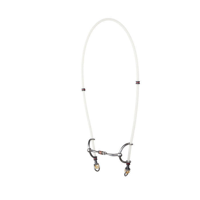 Smooth 3pc Rope Draw Bit Headstall