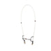 Smooth 3pc Rope Draw Bit Headstall