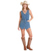 Women's Sleeveless Vest Romper