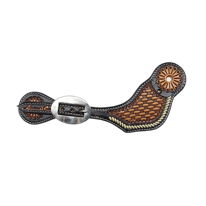 Ladies Buckstitch Basket Spur Straps
