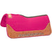 Dahlias and Diamonds 1inch 31x32 Felt Saddle Pad