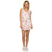 Women's Opal Pink Floral Romper