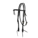 Black Knotted Browband Headstall