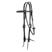 Black Straight Browband Headstall