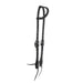 Black Stitched Single Ear Headstall