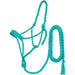 Teal Mule Tape Halter with 10ft Lead Rope