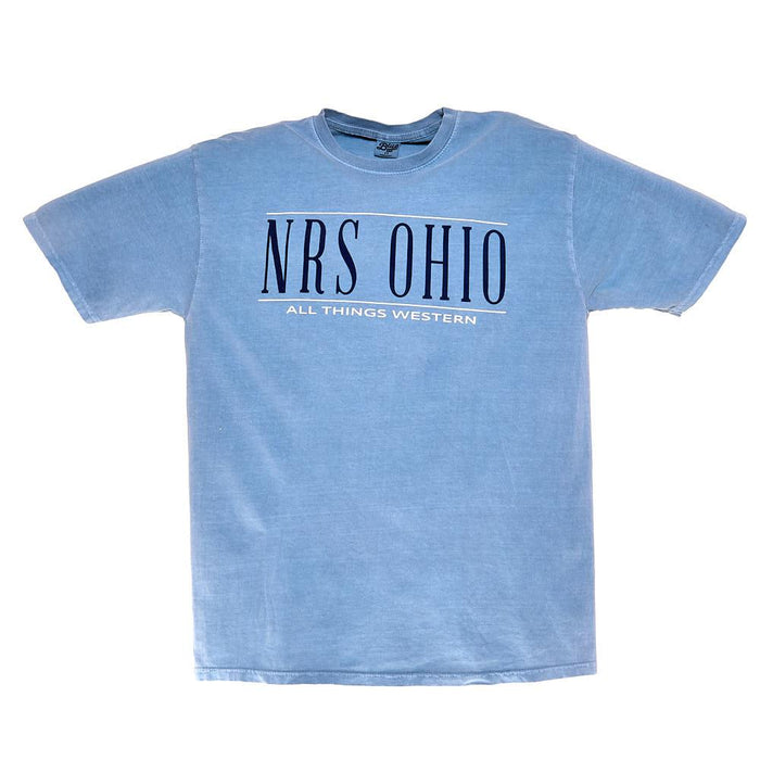 Ohio All Things Western Denim Blue Tee Shirt