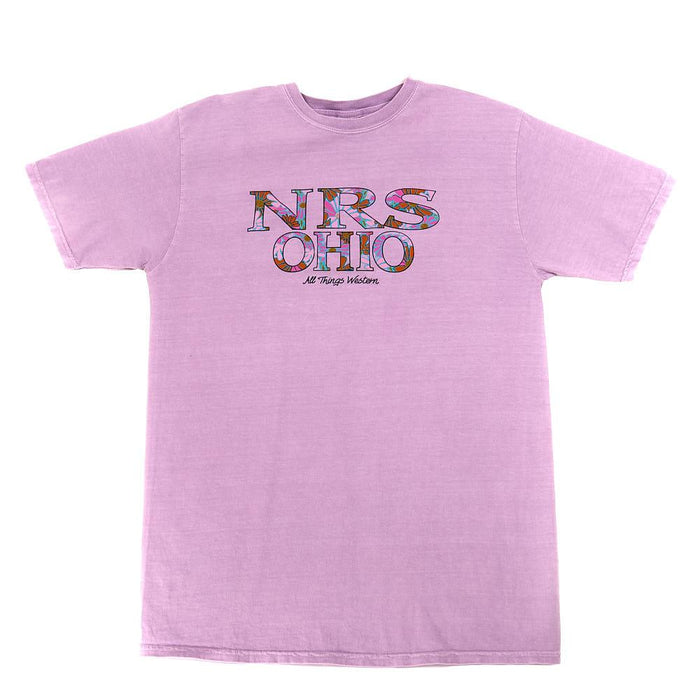 Ohio All Things Western Floral Logo Wisteria Tee Shirt