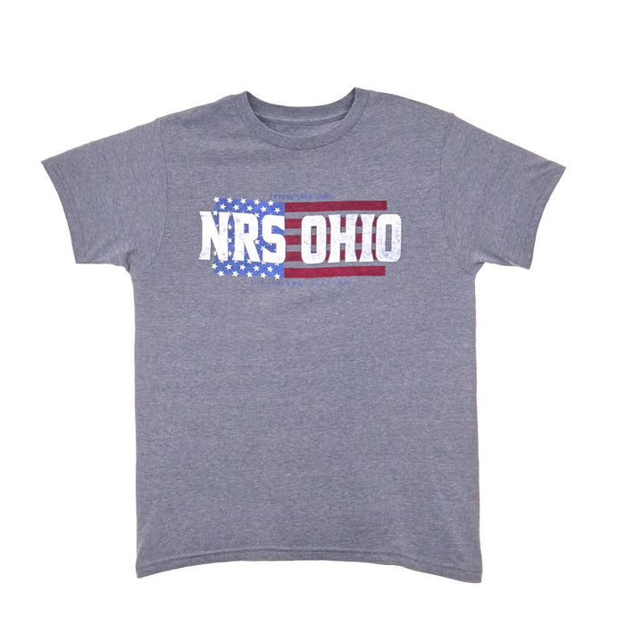 Ohio Grey Flag Logo Tee Shirt