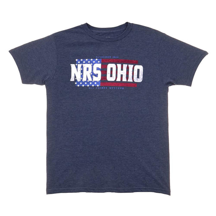 Ohio Navy Flag Logo Tee Shirt