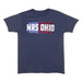 Ohio Navy Flag Logo Tee Shirt