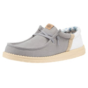Men's Wally Funk Summer Stitch Flannel Grey Casual Shoe