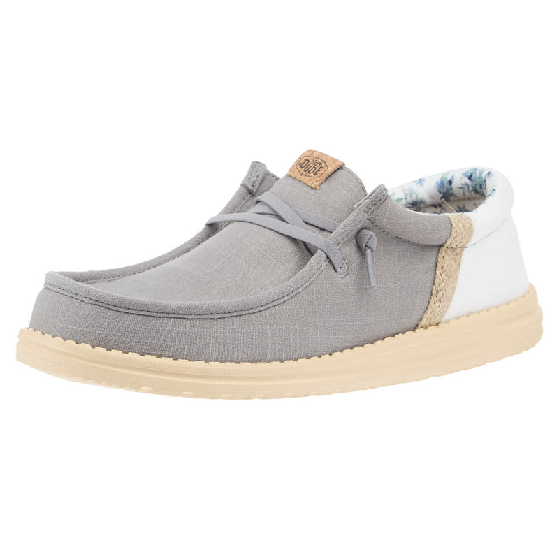Men's Wally Funk Summer Stitch Flannel Grey Casual Shoe