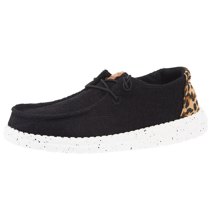 Women's Wendy Wildcat Black And Leopard