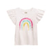 White Sparkly Rainbow Shirt