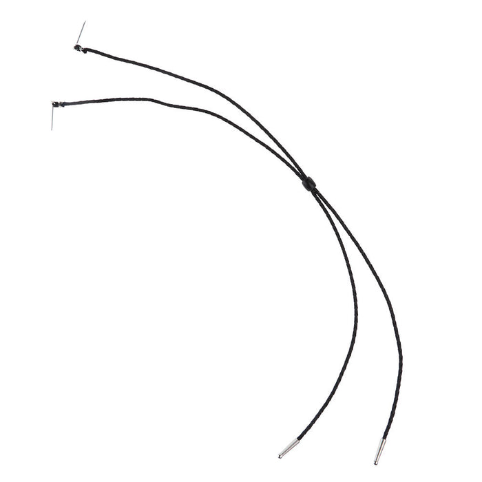 Black Leather Stampede String