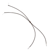 Brown Leather Stampede String