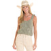 Women's Jade Crochet Tank Top