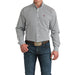 Men's White Multi Color Print Shirt