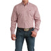 Men's Red Medallion Print Shirt