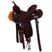 1430HD Chocolate Roughout Tooled 14inch Barrel Saddle