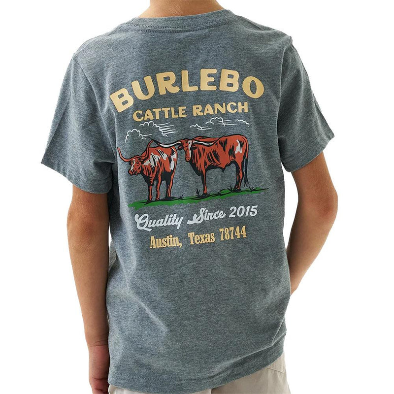 Boy's Cattle Ranch Grey Tee Shirt